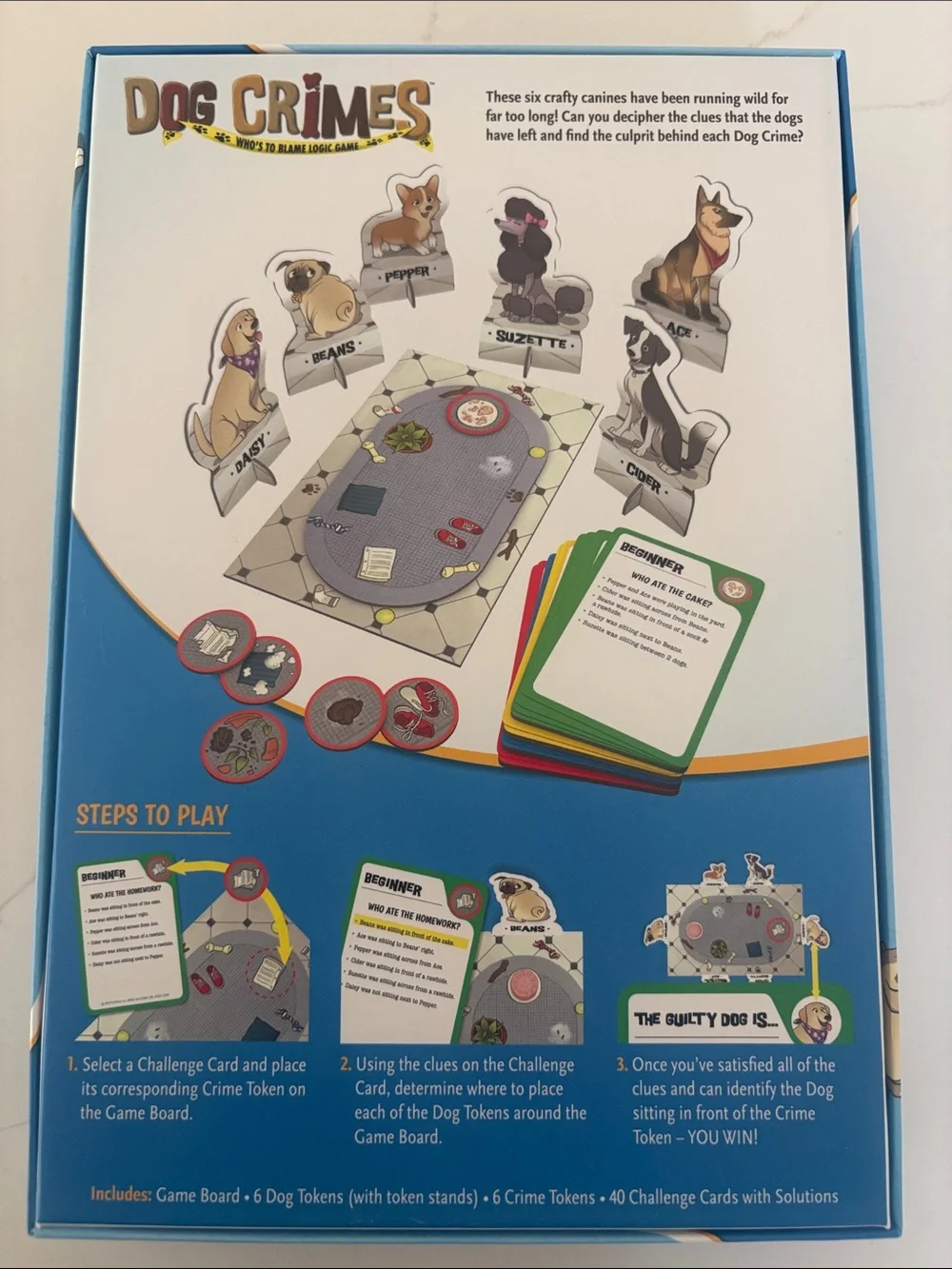 ThinkFun Dog Crimes Logic Game